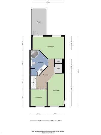 Floorplan - Oosterstraat 24, 3751 EH Bunschoten-Spakenburg